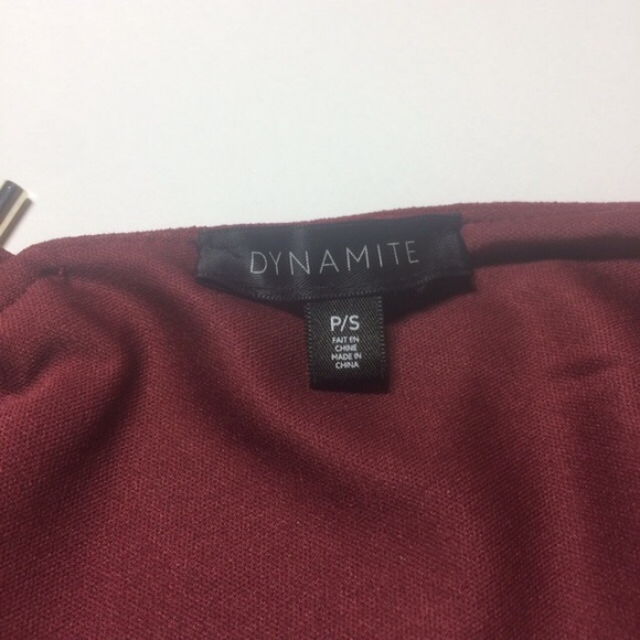 🦋2 for $10🦋Dynamite 🧨 Dressy Crop Top ❤️🖤 - Picture 3 of 3